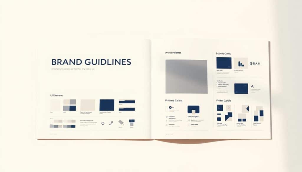 Brand guidelines digitais e impressas