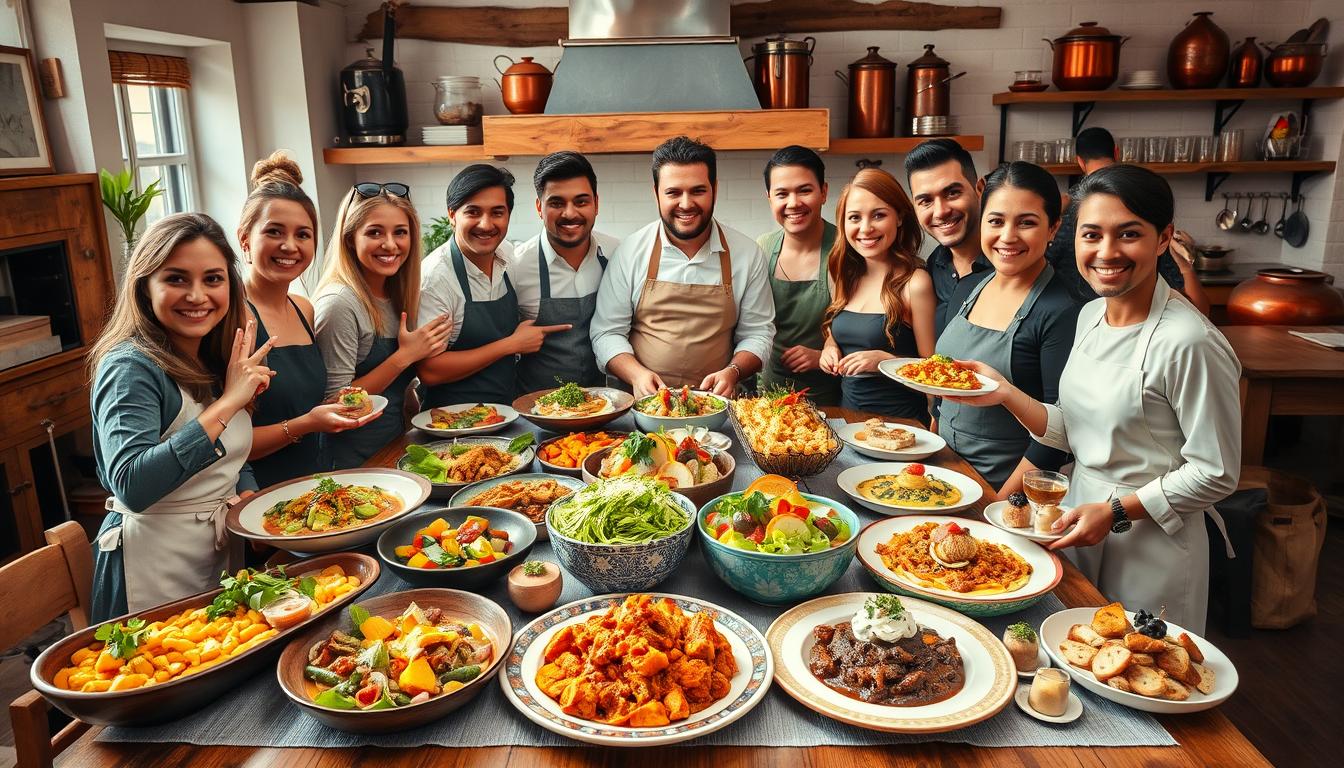 Influenciadores de culinária