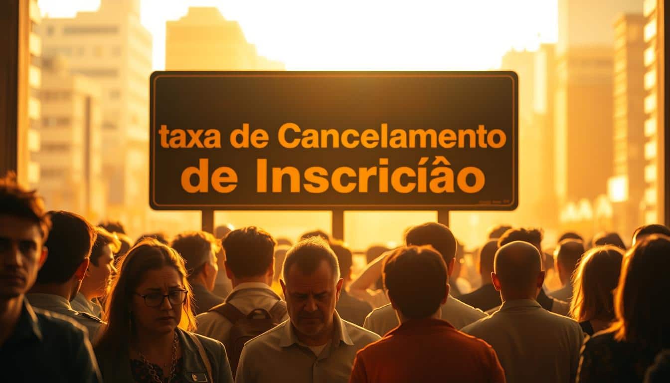 Taxa de Cancelamento de Inscrição