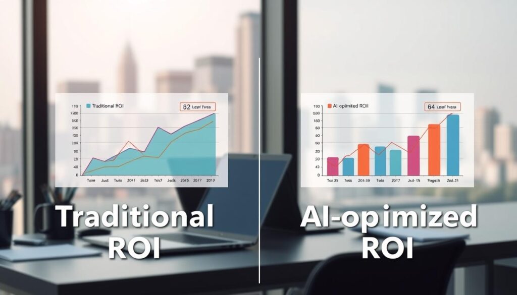 comparação de ROI