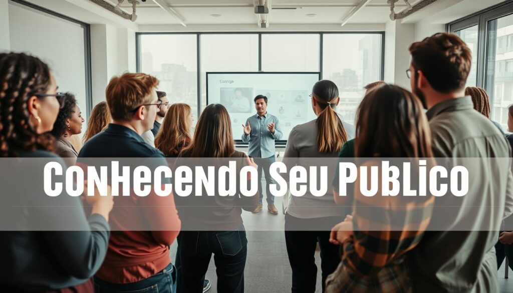 conhecer o público