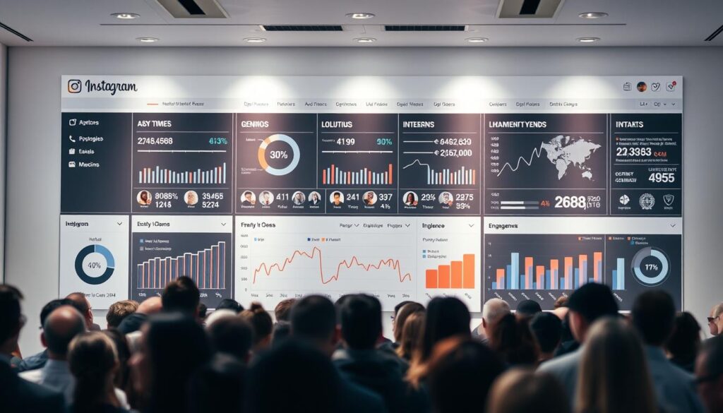 identificação de interesses e análise demográfica no Instagram