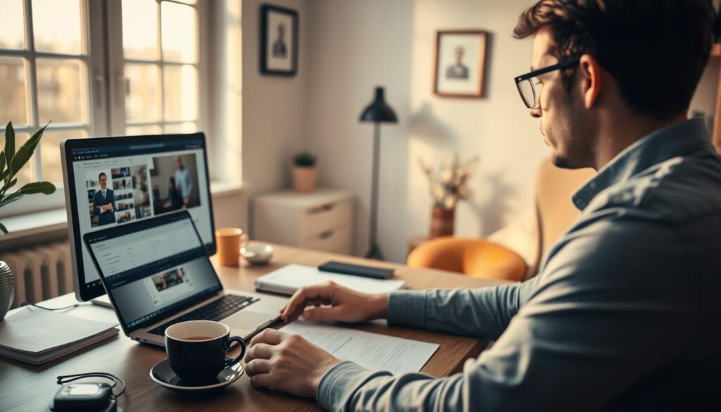 preparação para webinars